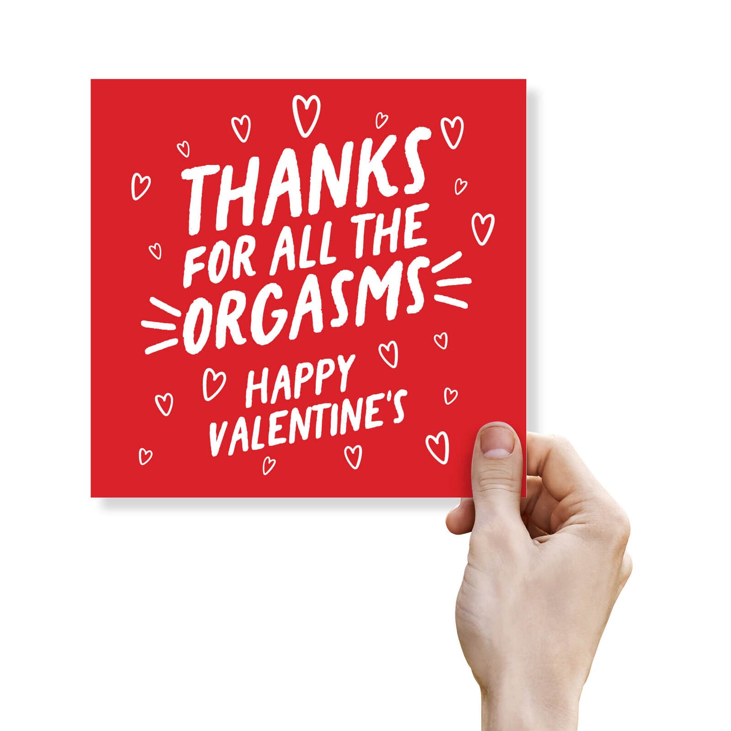 Thanks for All the Orgasms – Valentine’s Card