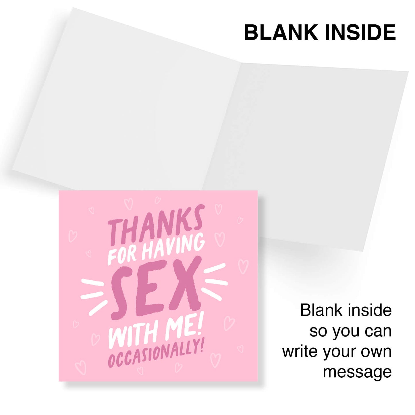Thanks for Having Sex With Me… Occasionally! – Funny Valentine’s or Birthday Card