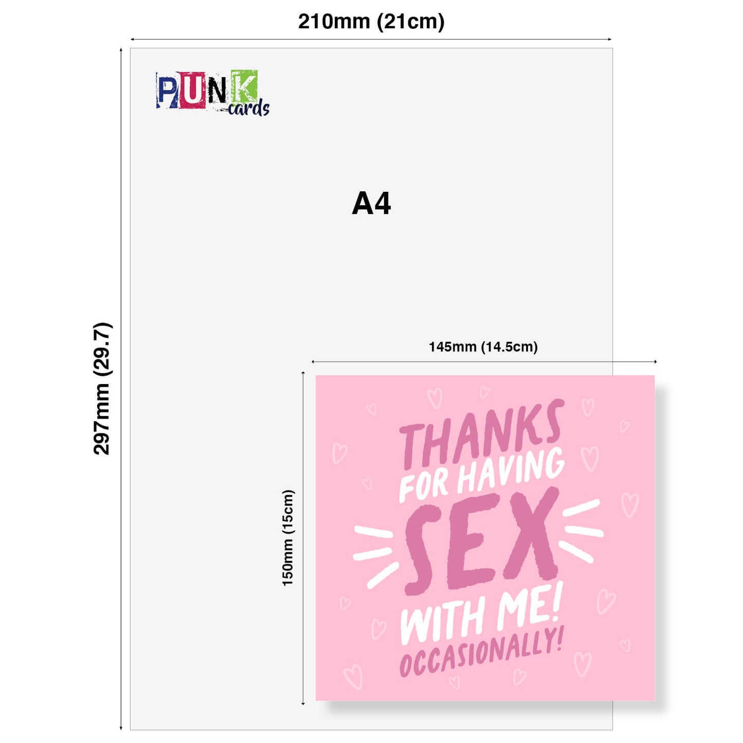 Thanks for Having Sex With Me… Occasionally! – Funny Valentine’s or Birthday Card