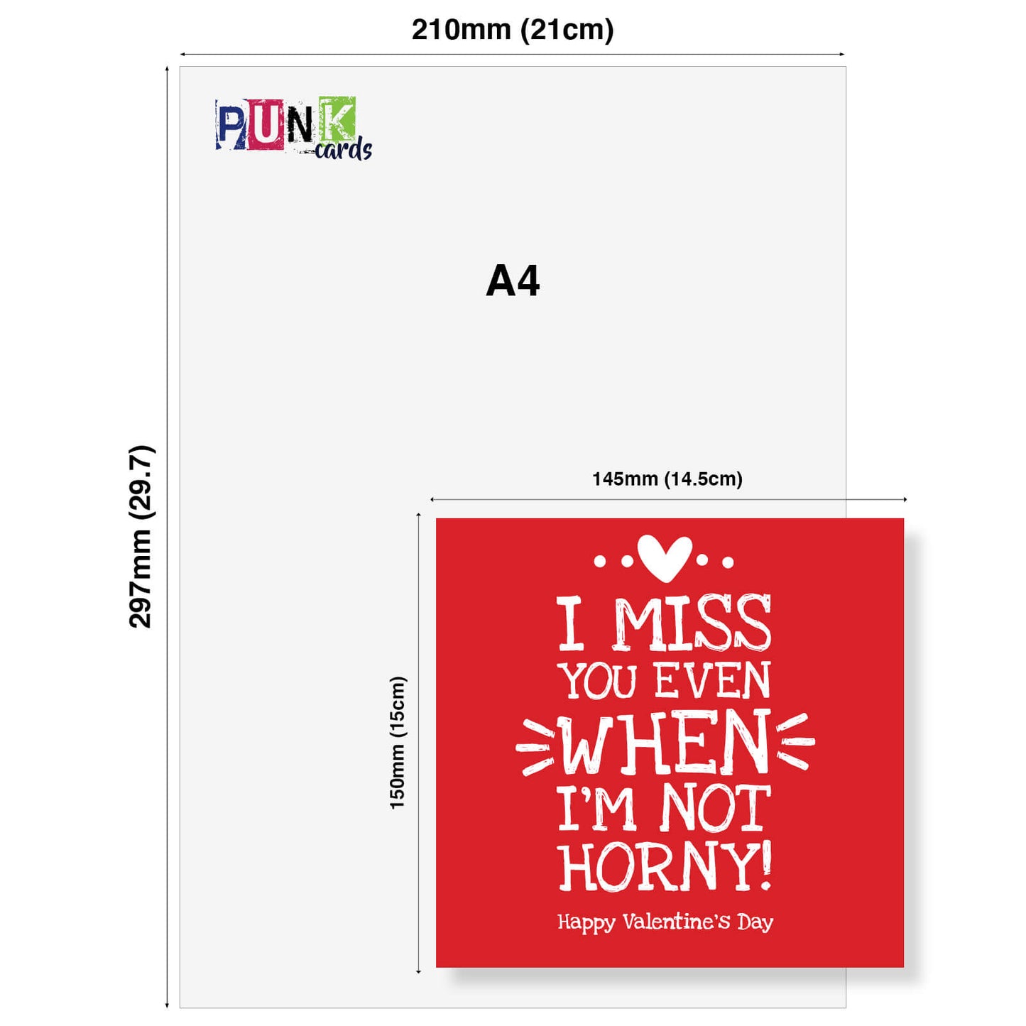 I Miss You Even When I’m Not Horny – Valentine’s Day Card
