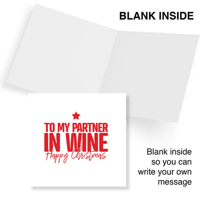 To My Partner in Wine – Happy Christmas
