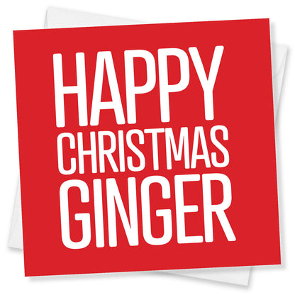 Happy Christmas Ginger Card