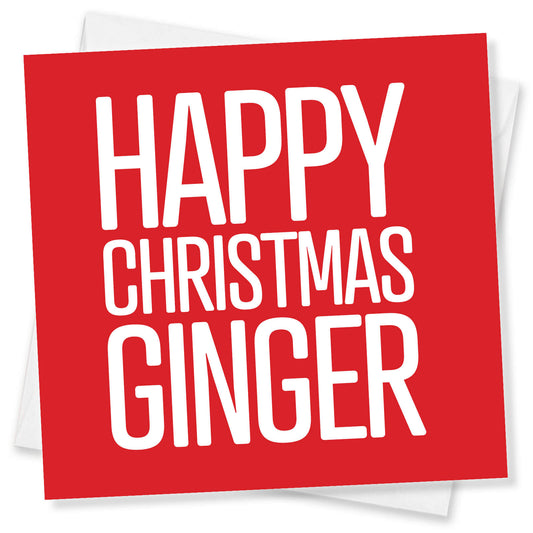 Happy Christmas Ginger Card