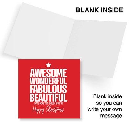 Awesome, Wonderful, Fabulous, Beautiful…
