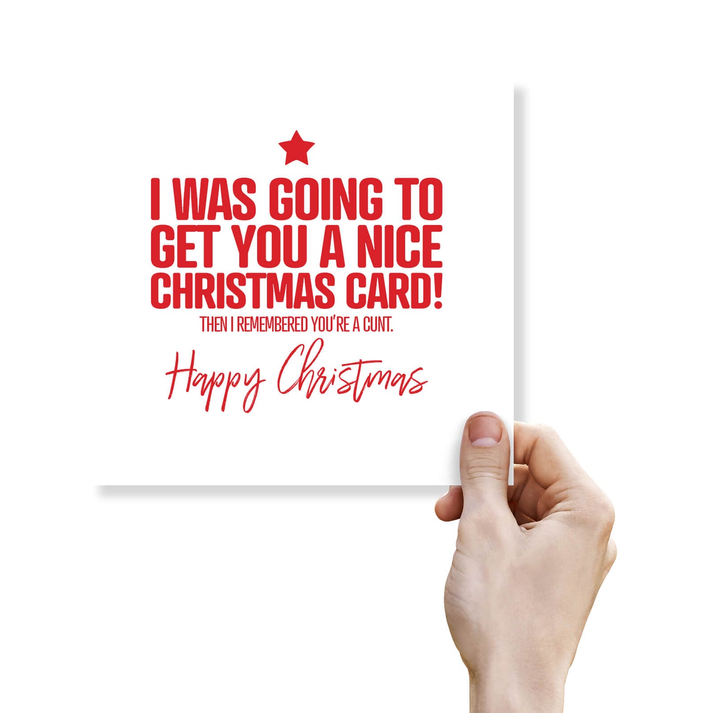 I Was Going to Get You a Nice Card...