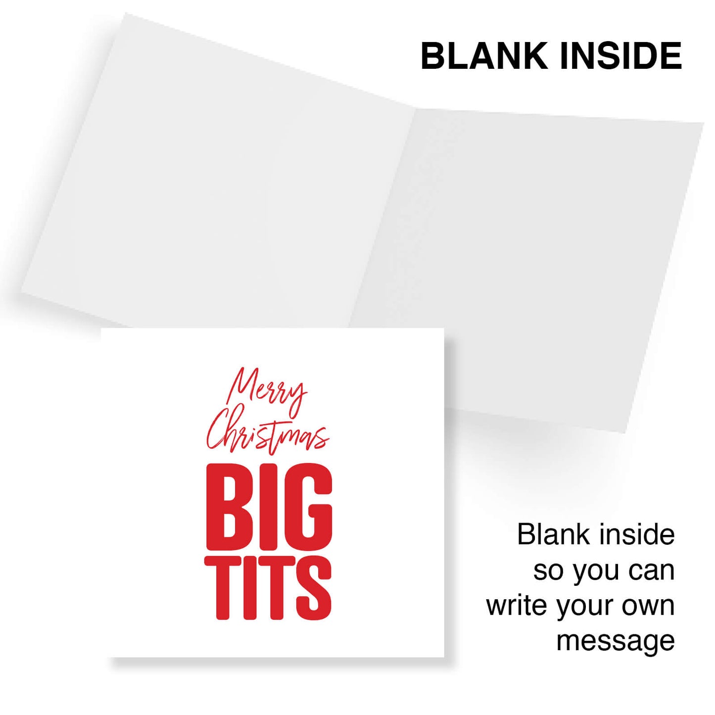Merry Christmas Big T*ts Card