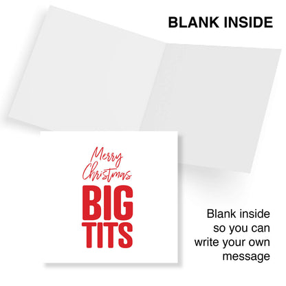 Merry Christmas Big T*ts Card