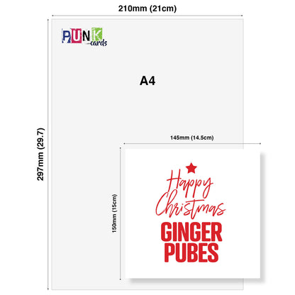 "Happy Christmas, Ginger Pubes"