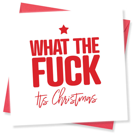"What the Fuck – It’s Christmas" Card