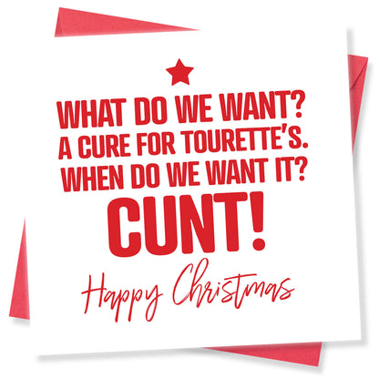 "Cure for Tourette’s" Card