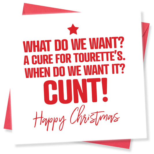 "Cure for Tourette’s" Card
