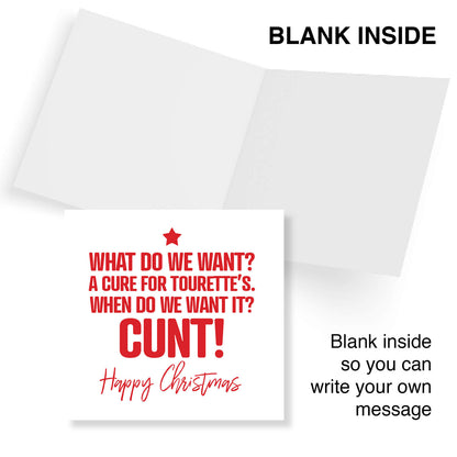 "Cure for Tourette’s" Card