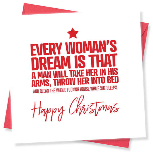 Every Woman’s Dream Christmas Card