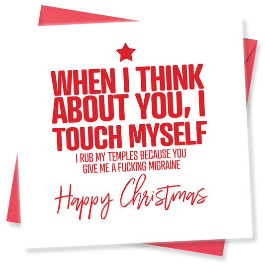 When I Think About You Christmas Card