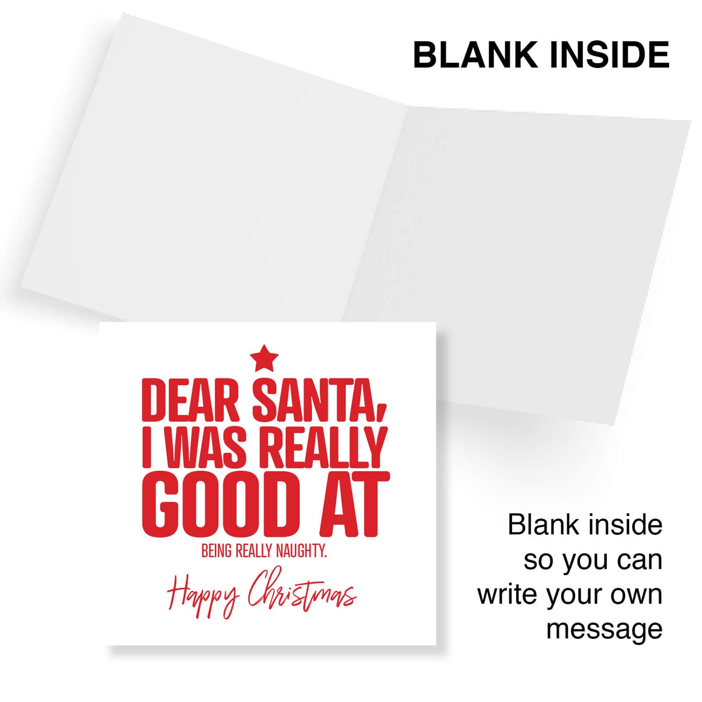Dear Santa, I Was Really Good At Being Naughty