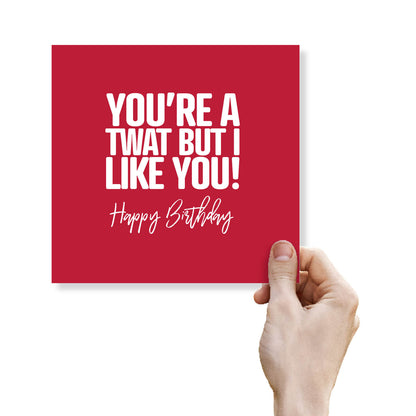 You’re A Twat But I Like You!