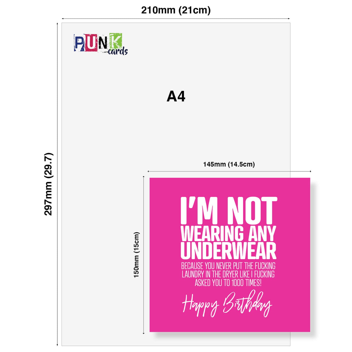 I’m Not Wearing Any Underwear Because You Never Put The Fucking Laundry