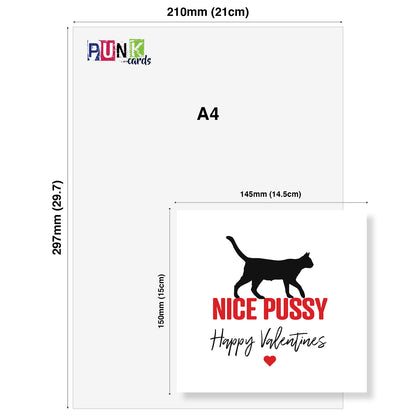"Nice Pussy" Valentine's Day Card