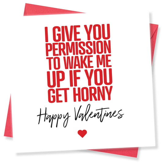 I Give You Permission To Wake Me Up If You Get Horny