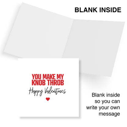 "You Make My Knob Throb" Card