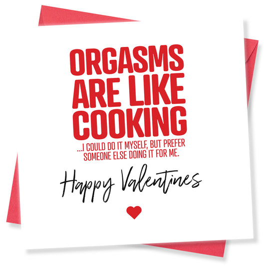 Orgasms Are Like Cooking