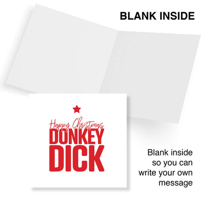 Happy Christmas Donkey Dick