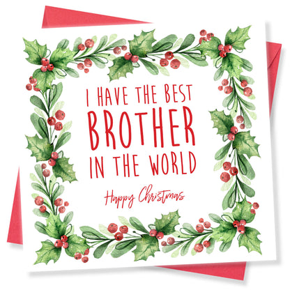 I Have the Best Brother in the World, Christmas Card