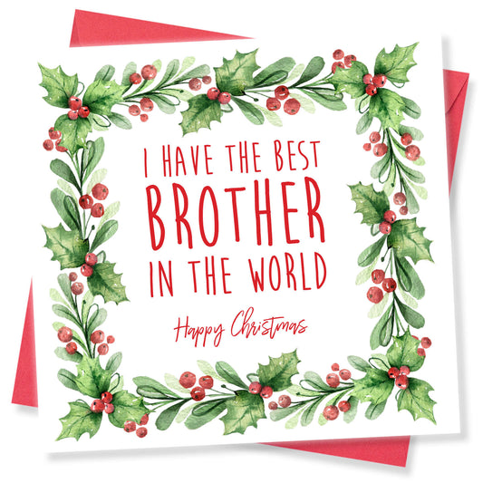 I Have the Best Brother in the World, Christmas Card