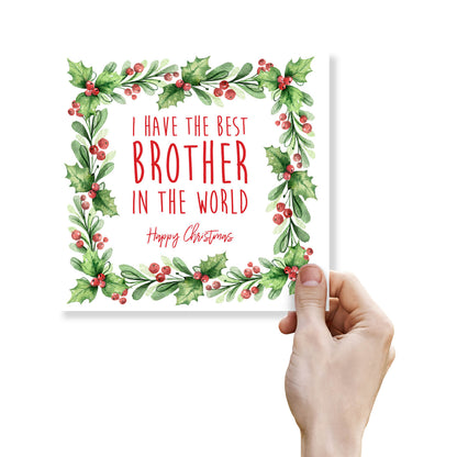 I Have the Best Brother in the World, Christmas Card