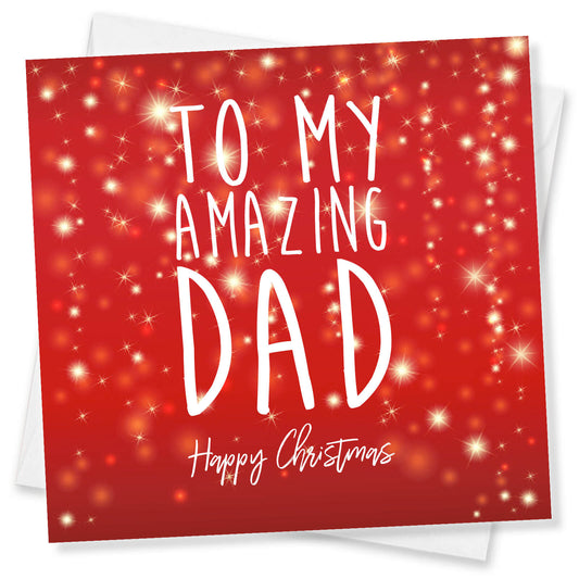 To My Amazing Dad – Christmas Card