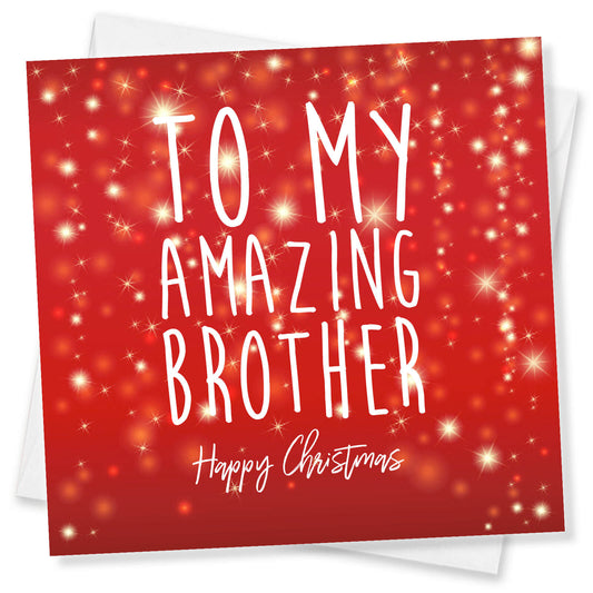 To My Amazing Brother – Christmas Card