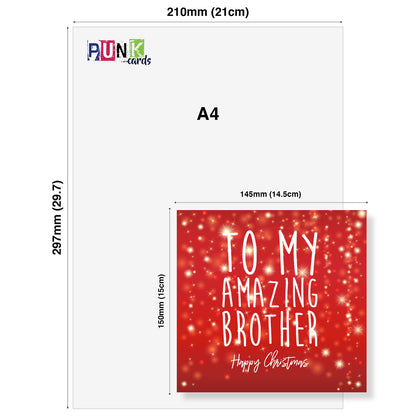 To My Amazing Brother – Christmas Card