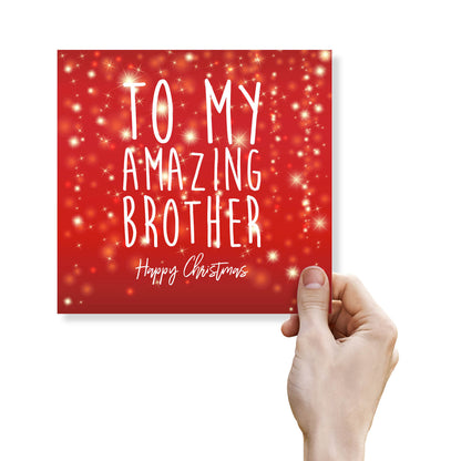 To My Amazing Brother – Christmas Card