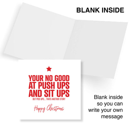 You're No Good at Push Ups...