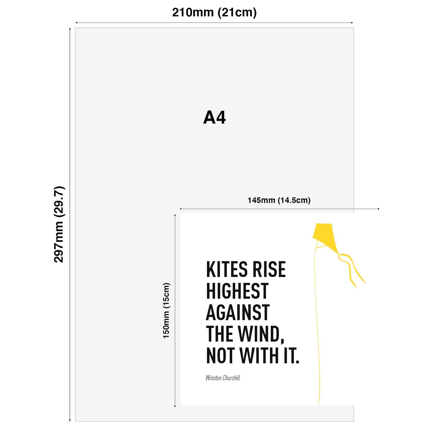 Kites Rise Highest Against The Wind, Not With It