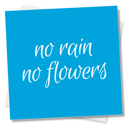 No Rain No Flowers