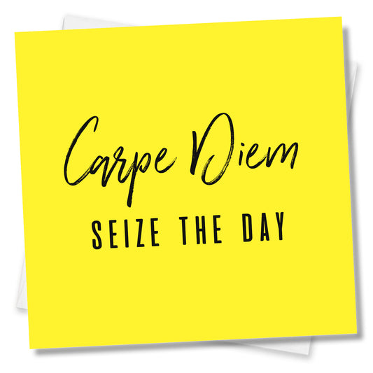 Carpe Diem Seize The Day