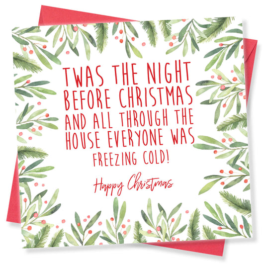 Twas The Night Before Christmas – Freezing Cold!