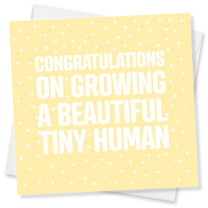 Congratulations on Growing a beautiful Tiny Human