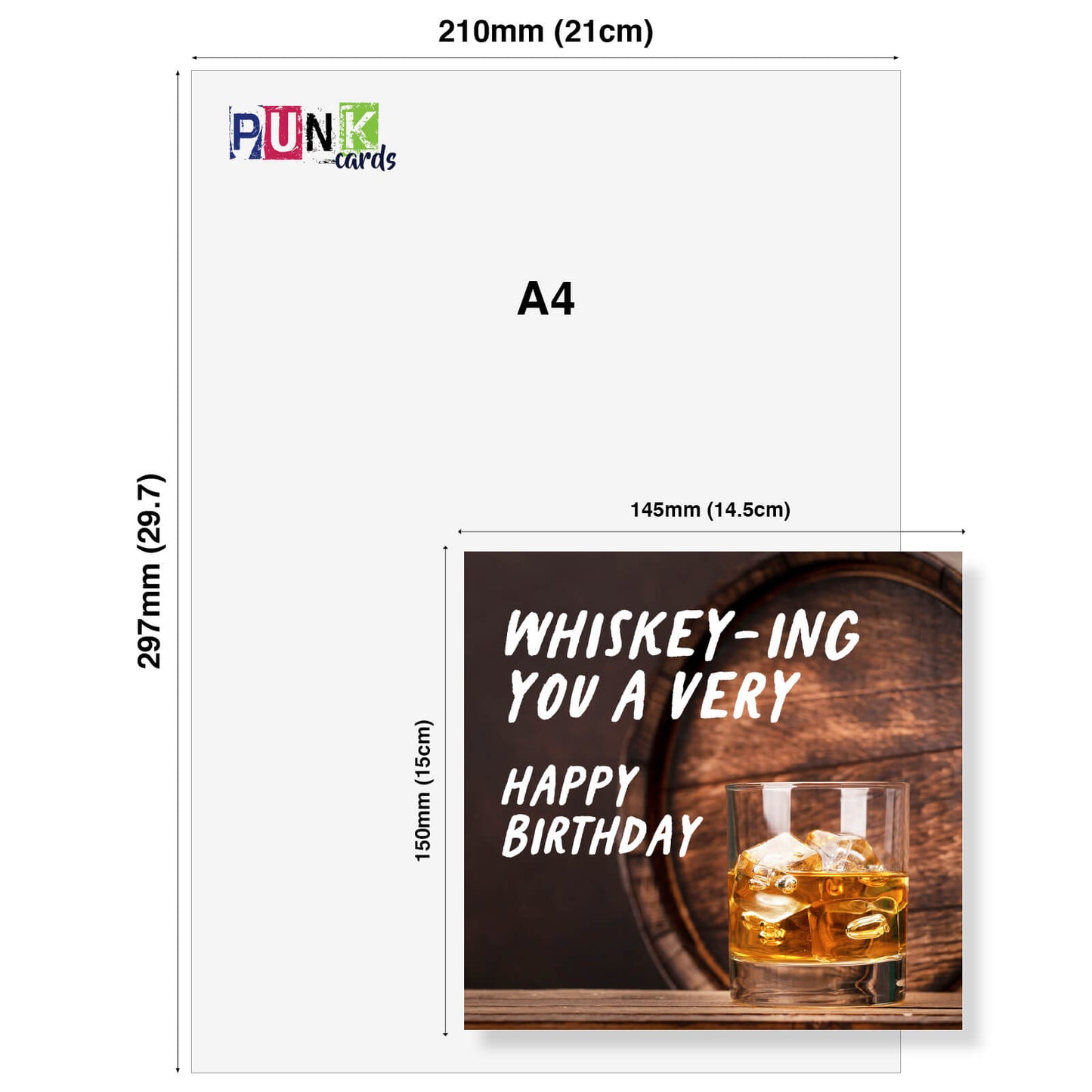"Whiskey-ing You a Very Happy Birthday" Card