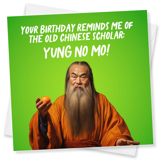 Yung No Mo! Birthday Card