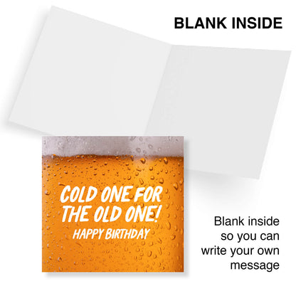 Cold One For The Old One (Foamy Beer Close-Up)
