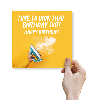 Iron That Birthday Suit (Iron With Steam)