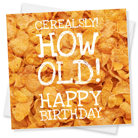 Cereal-sly, How Old?!