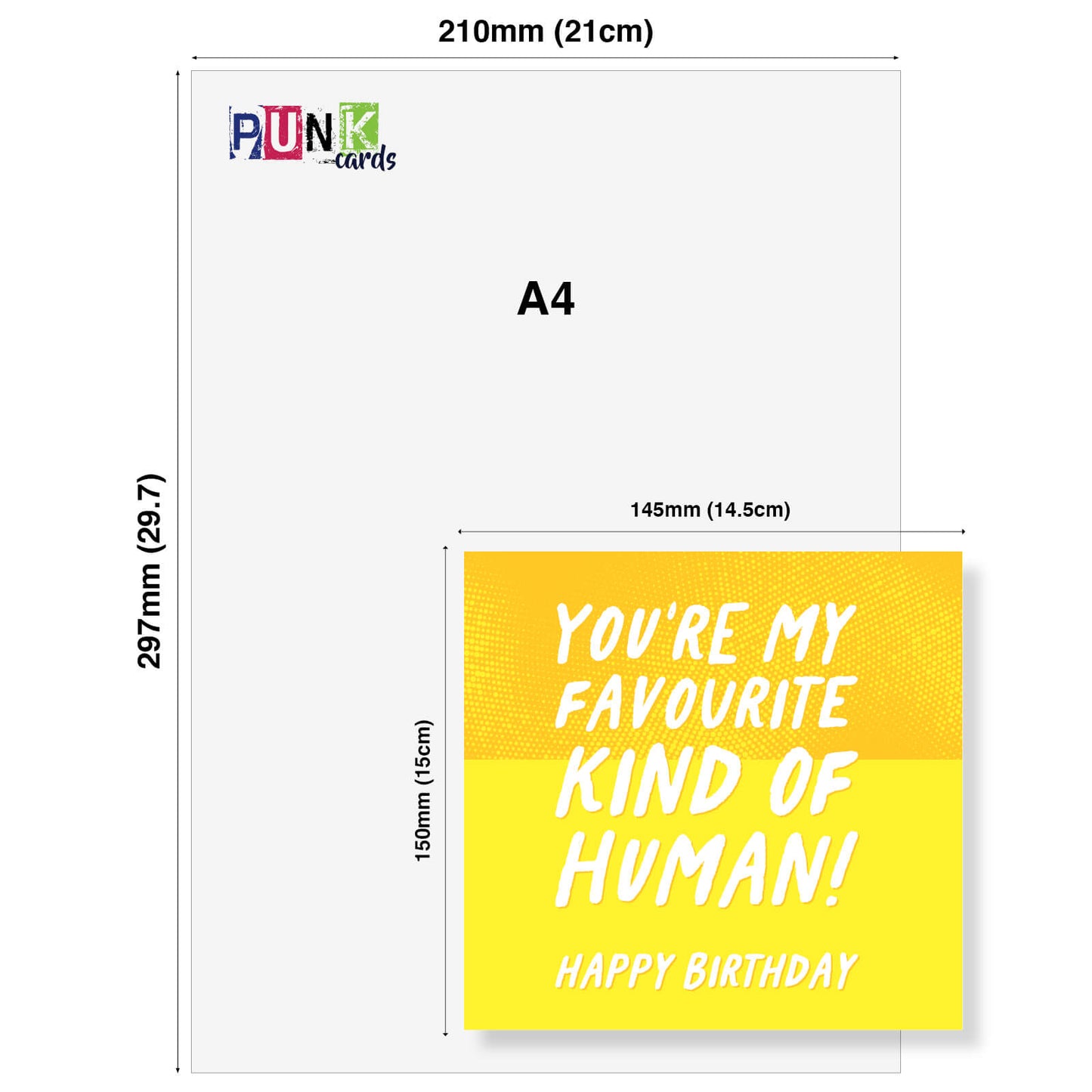 You’re My Favourite Kind of Human (Yellow Comic Style)