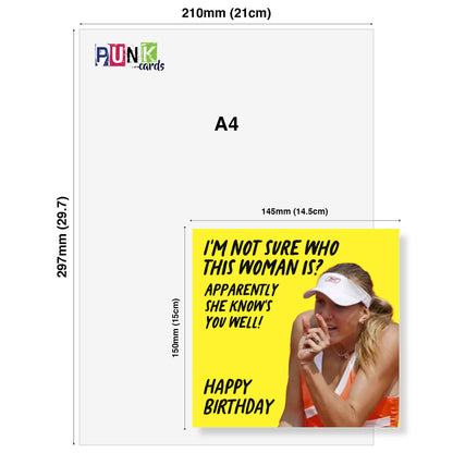 Not Sure Who This Woman Is? – Mystery Woman Birthday Card
