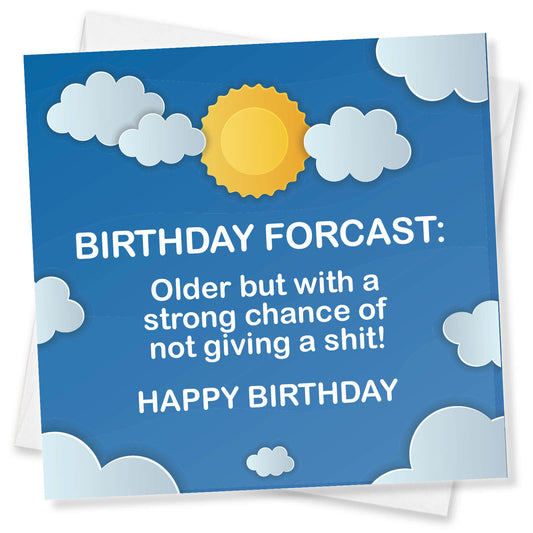 Birthday Forecast – Funny Weather-Themed Birthday Card