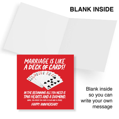 Marriage is Like A Deck of Cards!