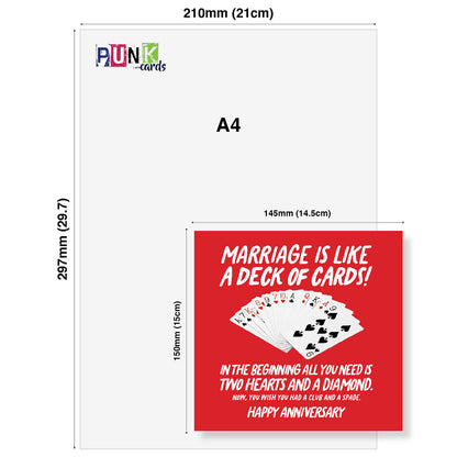 Marriage is Like A Deck of Cards!