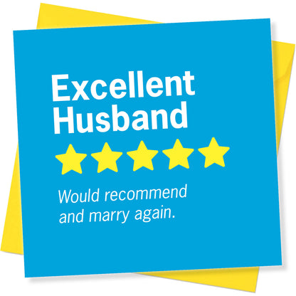 Excellent Husband Would recommend and marry again